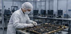 Cleanroom inspection of flight hardware