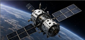 Satellite in orbit